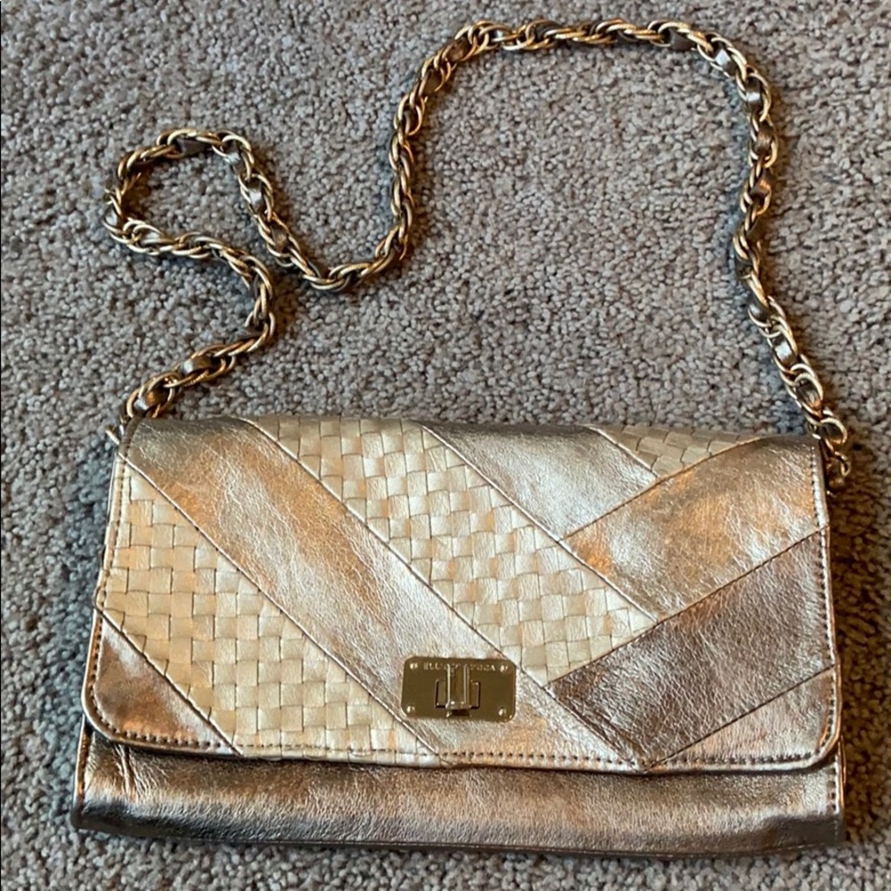 Elliott Lucca metallic purse
